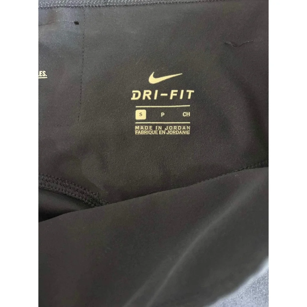 Nike Dri-FIT Legend Capri Pants Womens Small Navy Blue Training Leggings